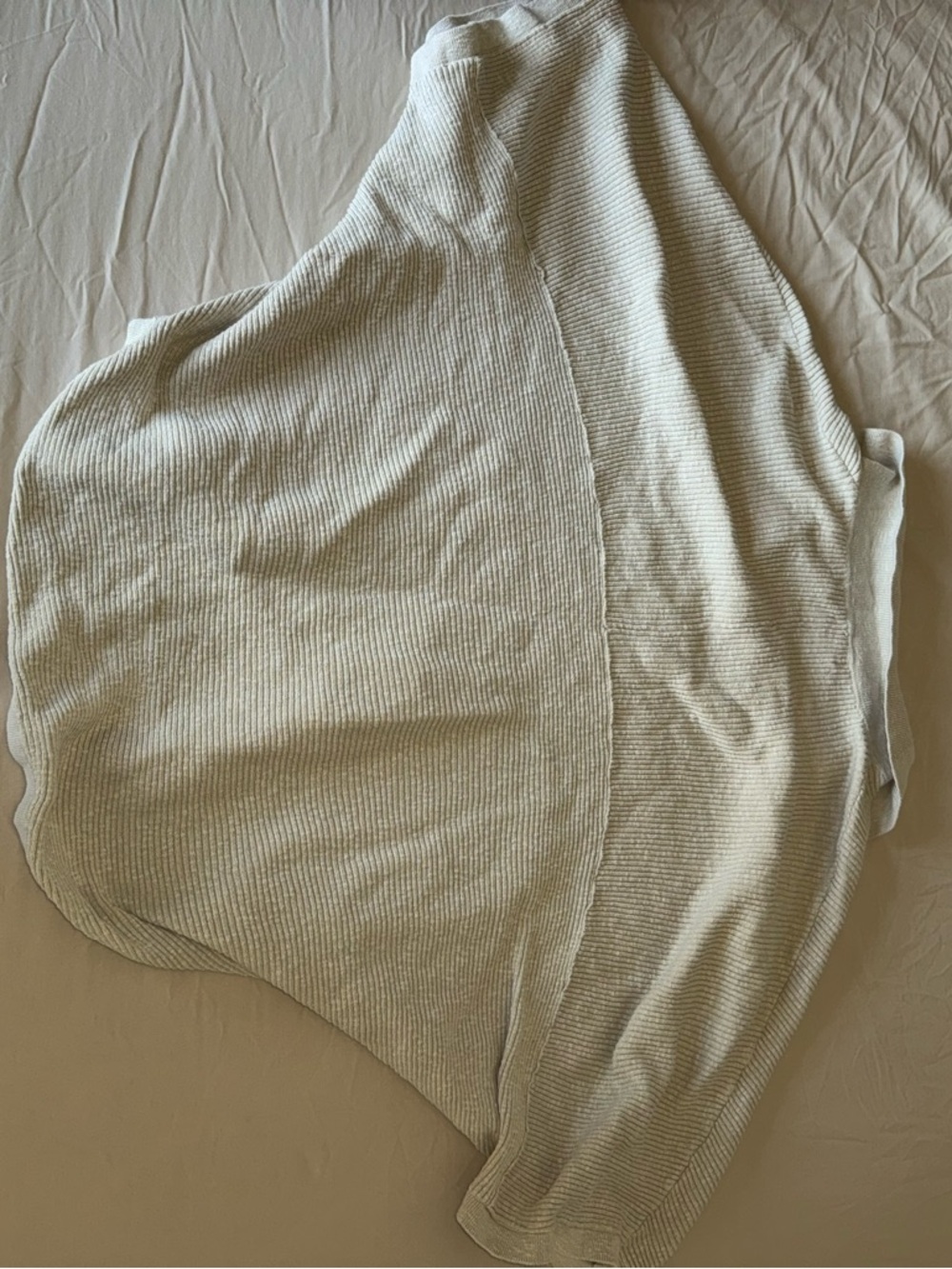 Free People Cream Collared Knit Sweater - Picture 3 of 3